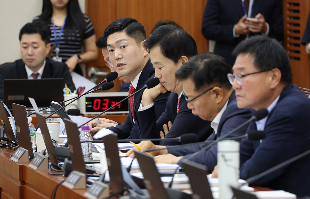 발언하는 국민의힘 김재섭 주거사다리정상화특위 위원장 /연합뉴스 자료사진