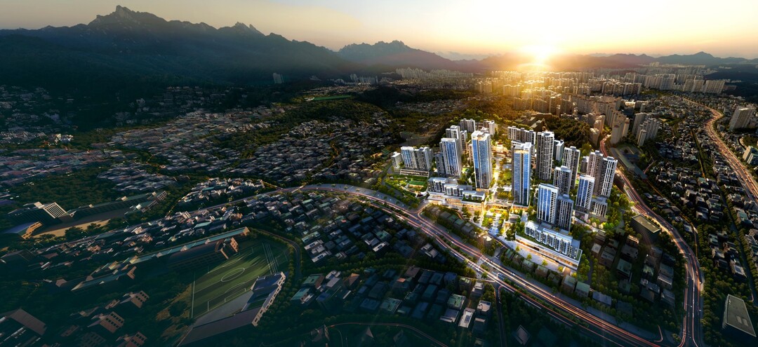 성북1구역 조감도 /GS건설