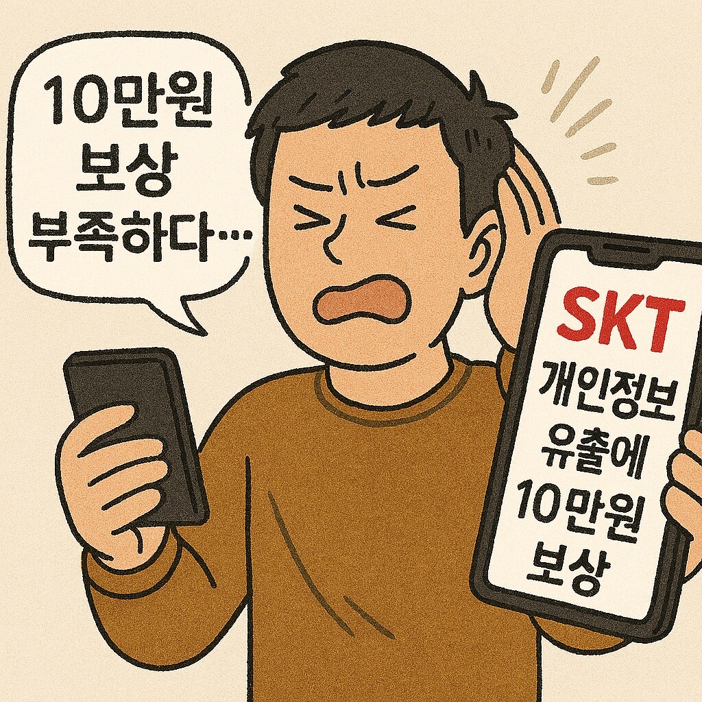 보상에 부족함을 느끼는 소비자 이미지. /AI로 제작