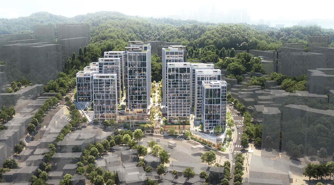 조감도 예시  (동작구 사당2동 63-1번지 일대) /서울시