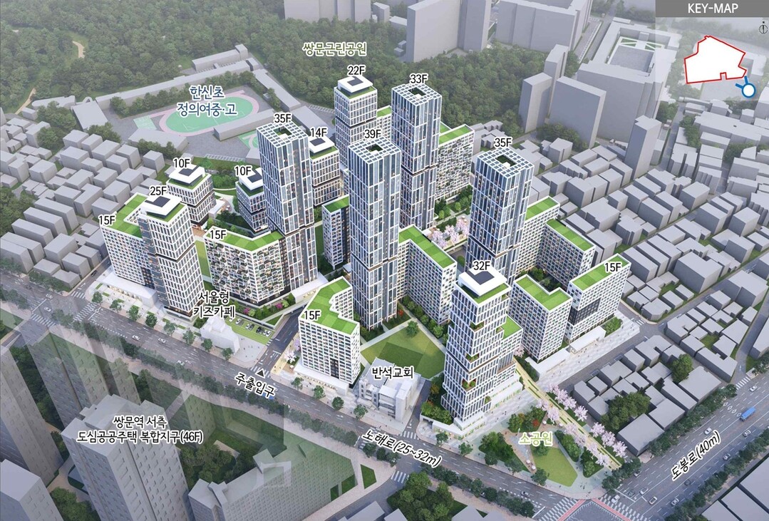 쌍문2구역, 종상향으로 용적률 300% 상향…1,919세대 공급 확정