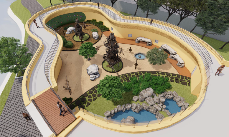 일본원숭이 동산 전면 리모델링…자연 서식지 닮은 새 보금자리 조성