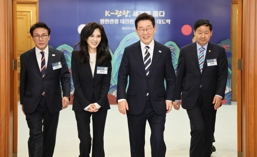 [포토뉴스]청와대 찾은 이부진, “한국방문의해 차질없이 준비”