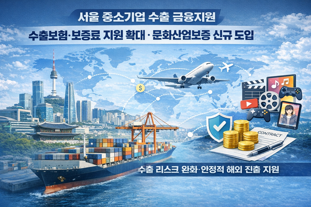 서울시, 중소기업 수출 리스크 대응… 전국 최초 ‘문화산업보증’ 도입