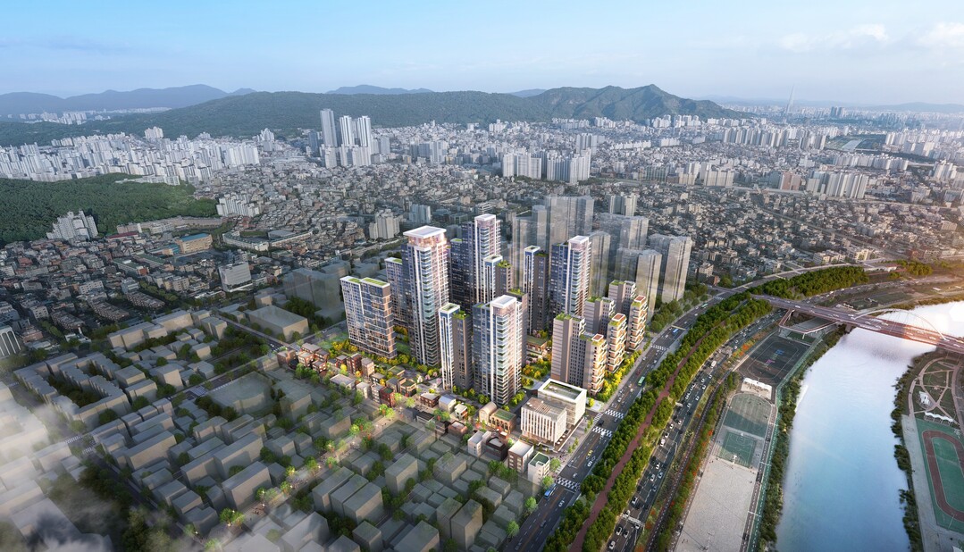 중랑구 중화2동 재개발 본격화…중랑천변 1,280세대 주거단지 조성