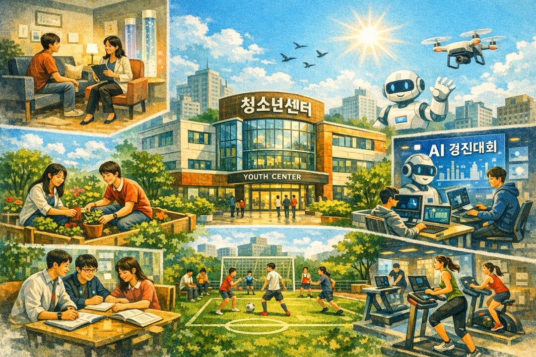 서울시, 5개 시립청소년센터에 ‘심리회복·AI·피트니스’ 등 60억 집중 투자