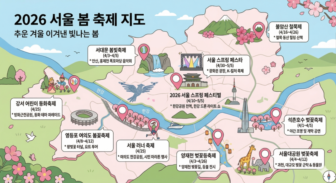 [기자수첩]시린 계절을 건너온 당신에게, 서울이 건네는 찬란한 ‘봄의 초대장’