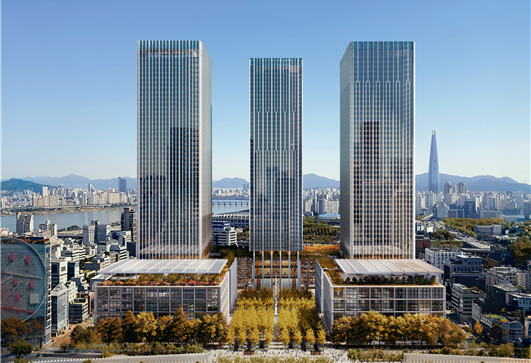 서울시, 현대차 GBC 개발계획 확정…49층 3개 동으로 전환