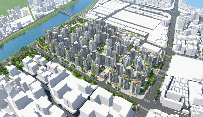 송파구 문정동 올림픽훼밀리타운 재건축 정비계획 확정…6787가구로 탈바꿈