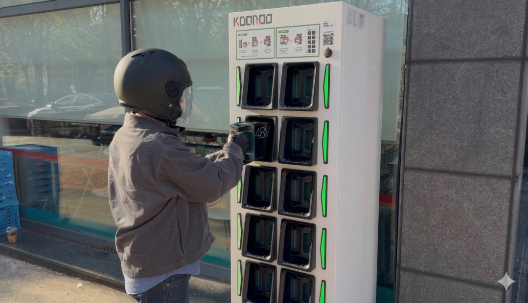 서울시, 배터리 교환형 전기이륜차 충전시설 150기 추가 구축