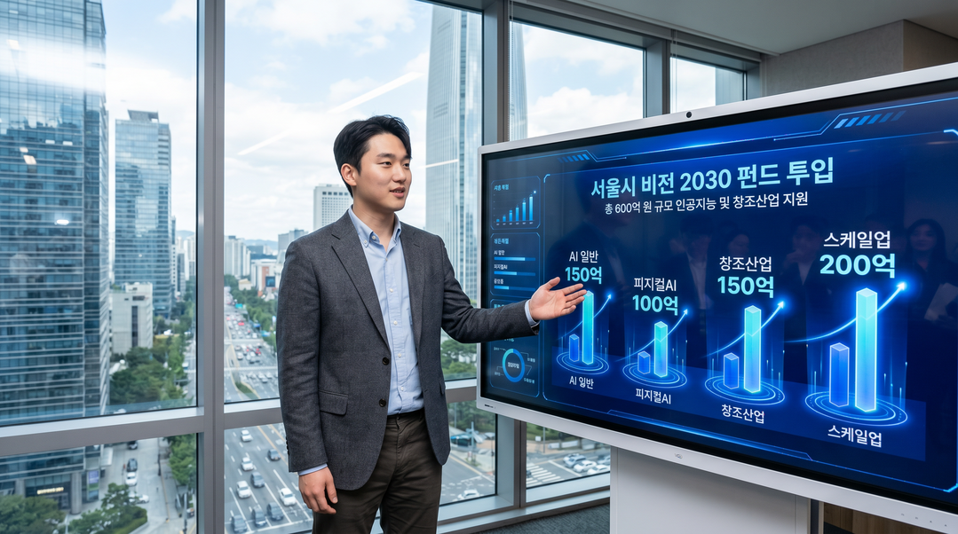 서울시, ‘9350억 규모’ Vision 2030 펀드 가동…피지컬AI·엔터테크 집중 육성