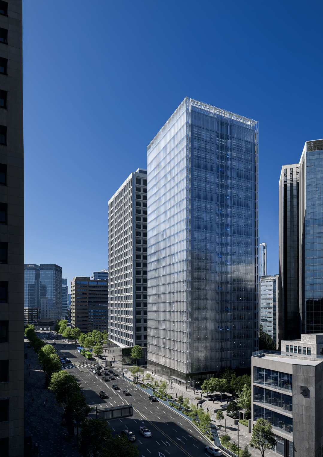 태평로빌딩 리모델링 외부 투시도 [사진=서울시]