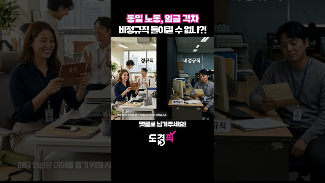동일 노동, 임금 격차, 비정규직 돌...