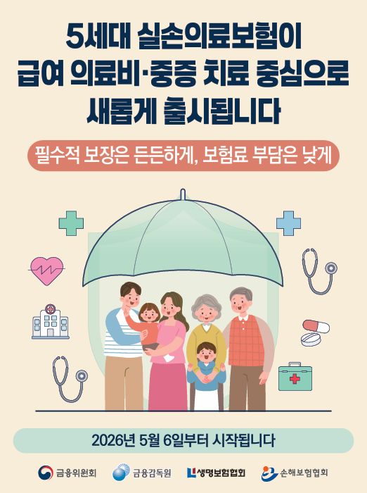 17개 생명·손보사, 5세대 실손보험 판매 개시…보험료 30% 저렴 ‘보장은’