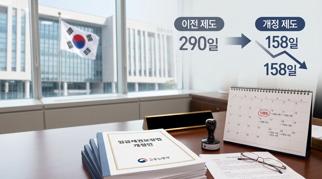 고용부, 개정 ‘임금채권보장법’ 시행…변제금 회수기간 ‘절반’ 단축