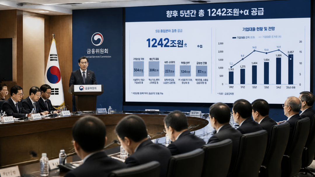 금융위, 제4차 ‘금융업권 생산적 금융협의체’ 개최…5년간 1242조원 공급