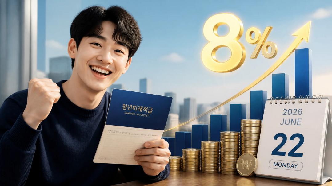 청년미래적금 6월22일 출시...최대 금리 8%, 실질효과 최대 19.4%