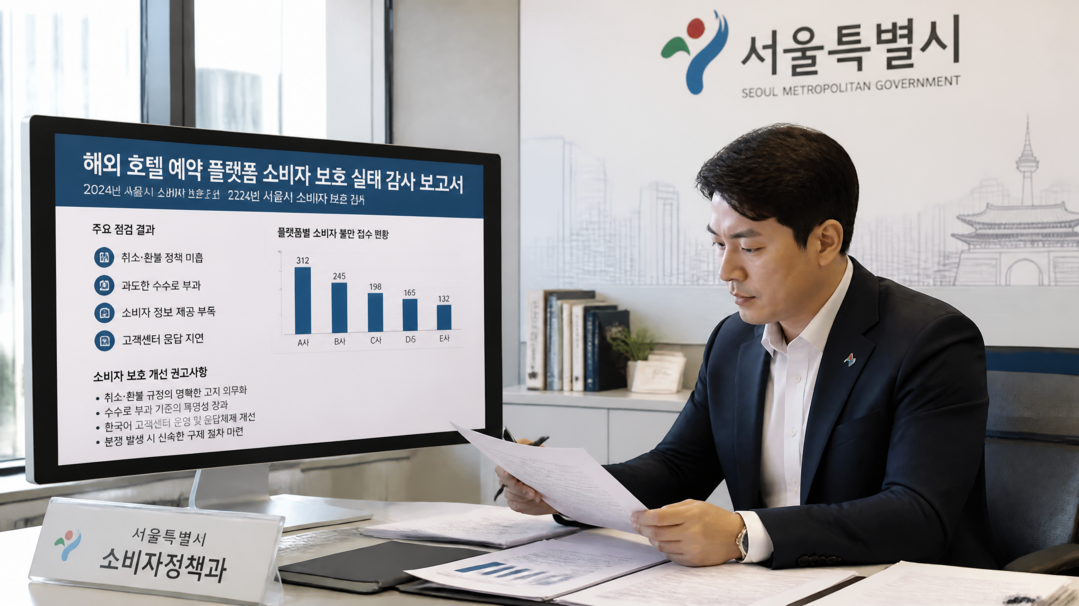 서울시, 해외 숙박 예약플랫폼 ‘다크패턴’ 제동…공정위에 관리감독 강화 요청