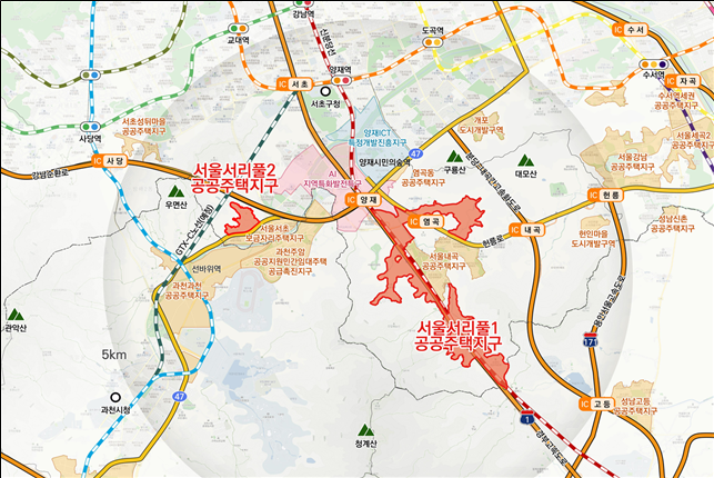 서초구 우면동에 공공주택 2000호 추가 공급…오는 2028년 착공