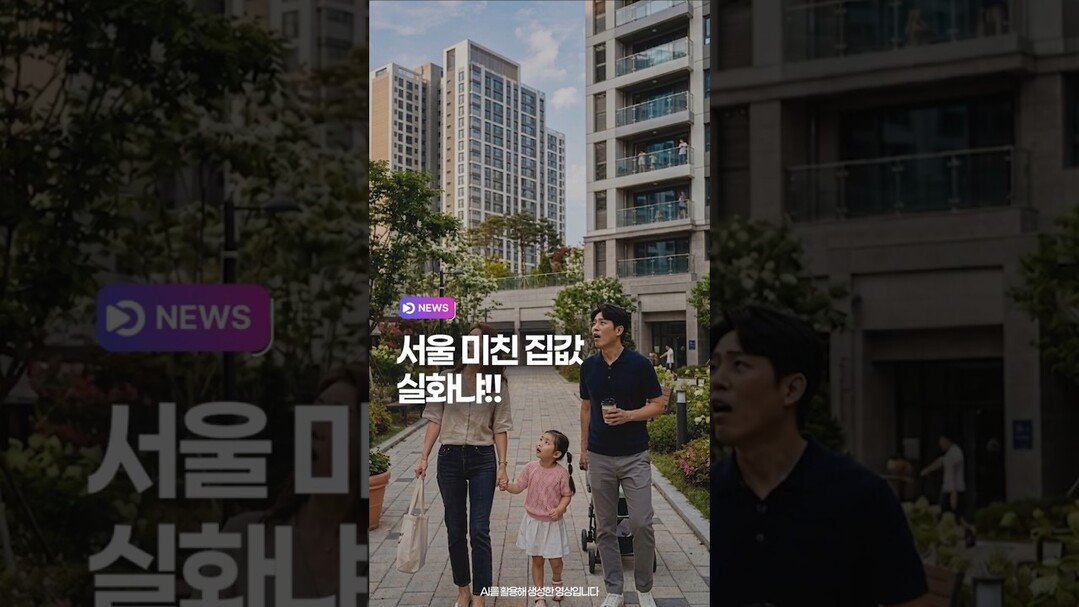 서울 미친 집값, 실화냐!!