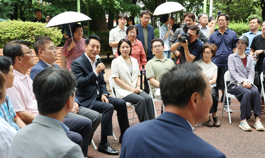 오세훈 시장, 규제혁신 수혜 ‘영등포 양평신동아’ 현장 점검