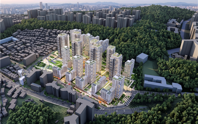상도동 214번지 일대, 최고 29층 1840세대 친환경 단지 탈바꿈