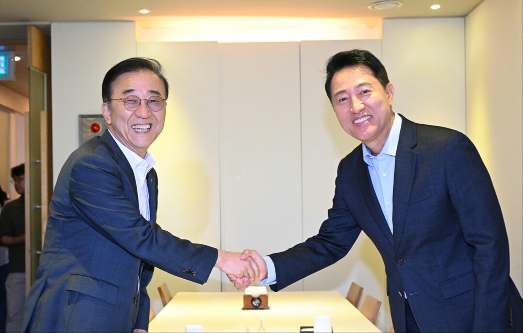 오세훈-김윤덕, 첫 회동서 ‘평행선’…용산공원 개발 견해차 확인