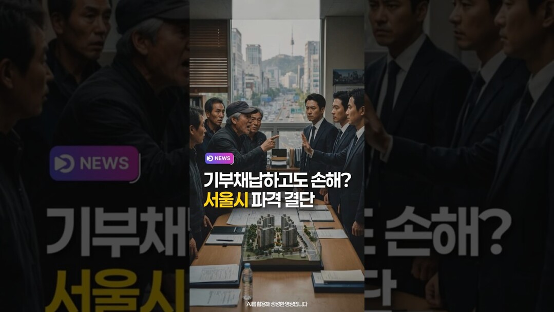 기부채납하고도 손해? 서울시 파격 결단