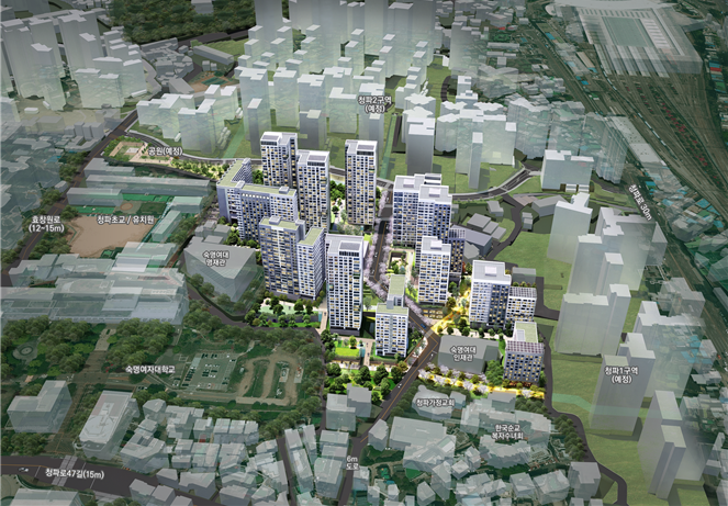 용산 청파동1가 97-35일대, 1280세대 조성…신통기획 200번째