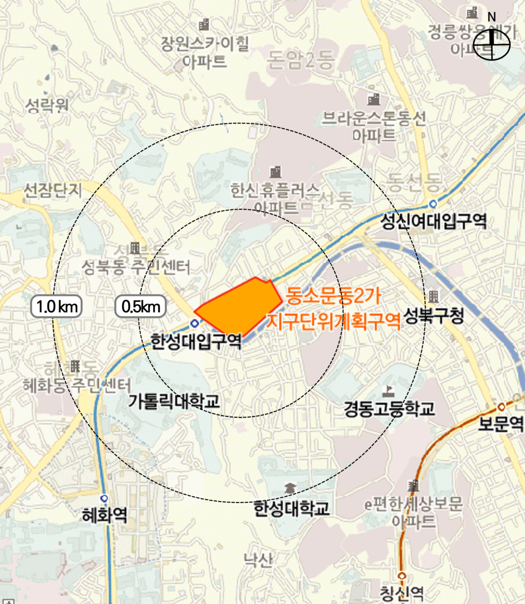 성북구 동소문2가, 특별계획구역 해제…14년 만에 개발 시동